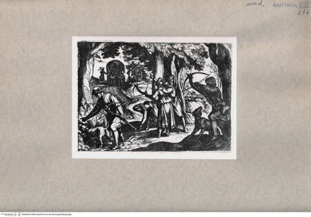 Vorderseite von  [http://creativecommons.org/publicdomain/mark/1.0/] Jagd - , bh080036. Foto.