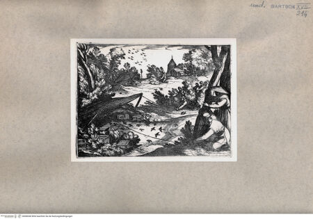 Vorderseite von  [http://creativecommons.org/publicdomain/mark/1.0/] Jagd - , bh080040. Foto.