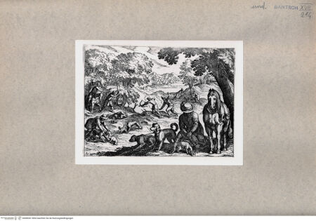 Vorderseite von  [http://creativecommons.org/publicdomain/mark/1.0/] Jagd - , bh080041. Foto.