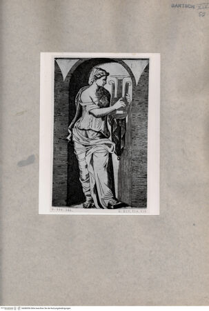 Vorderseite von  [http://creativecommons.org/publicdomain/mark/1.0/] Frau mit einer Lyra - , bh080056. Foto.