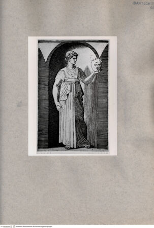 Vorderseite von  [http://creativecommons.org/publicdomain/mark/1.0/] Muse (Melpomene) - , bh080063. Foto.