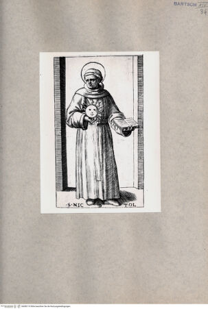 Vorderseite von  [http://creativecommons.org/publicdomain/mark/1.0/] Heiliger Nikolaus von Tolentino - , bh080110. Foto.