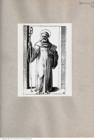 Vorderseite von  [http://creativecommons.org/publicdomain/mark/1.0/] Heiliger Benno - , bh080116. Foto.