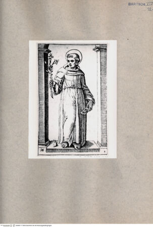 Vorderseite von  [http://creativecommons.org/publicdomain/mark/1.0/] Heiliger Antonius von Padua - , bh080117. Foto.