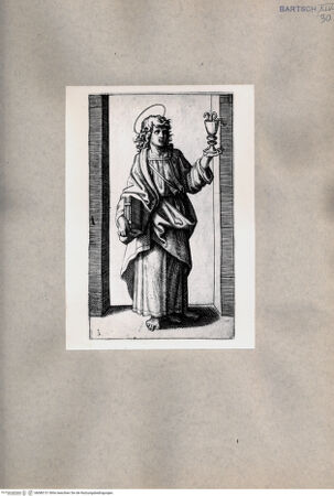 Vorderseite von  [http://creativecommons.org/publicdomain/mark/1.0/] Heiliger Johannes - , bh080131. Foto.