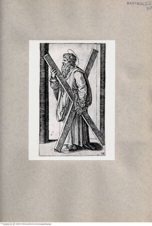 Vorderseite von  [http://creativecommons.org/publicdomain/mark/1.0/] Heiliger Andreas - , bh080133. Foto.