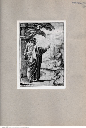 Vorderseite von  [http://creativecommons.org/publicdomain/mark/1.0/] Heiliger Paulus und Franziskaner - , bh080144. Foto.