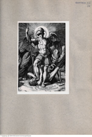 Vorderseite von  [http://creativecommons.org/publicdomain/mark/1.0/] Heiliger Michael - , bh080148. Foto.