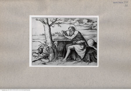 Vorderseite von  [http://creativecommons.org/publicdomain/mark/1.0/] Heiliger Hieronymus - , bh080152. Foto.