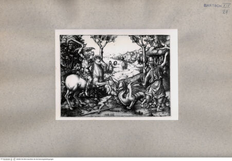 Vorderseite von  [http://creativecommons.org/publicdomain/mark/1.0/] Heiliger Georg - , bh080156. Foto.