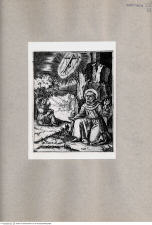 Vorderseite von  [http://creativecommons.org/publicdomain/mark/1.0/] Heiliger Franziskus - , bh080157. Foto.