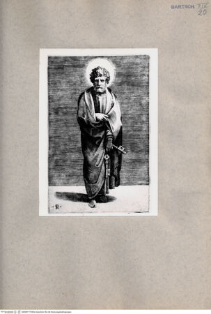 Vorderseite von  [http://creativecommons.org/publicdomain/mark/1.0/] Heiliger Petrus - , bh080173. Foto.