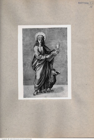 Vorderseite von  [http://creativecommons.org/publicdomain/mark/1.0/] Heiliger Johannes - , bh080184. Foto.