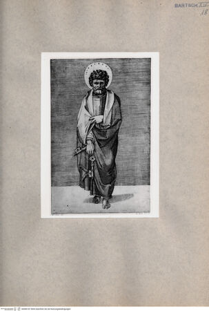 Vorderseite von  [http://creativecommons.org/publicdomain/mark/1.0/] Heiliger Petrus - , bh080187. Foto.