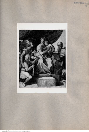 Vorderseite von  [http://creativecommons.org/publicdomain/mark/1.0/] Madonna mit dem Fisch - , bh080196. Foto.