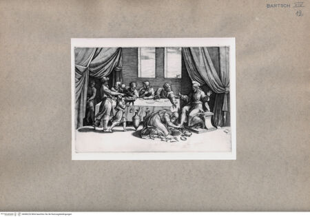 Vorderseite von  [http://creativecommons.org/publicdomain/mark/1.0/] Christus im Haus des Pharisäers Simon - , bh080220. Foto.