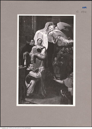 Vorderseite von ICCD [https://www.deutsche-digitale-bibliothek.de/content/lizenzen/rv-ez/] Tabernakel der Madonna del SoccorsoMadonna und Engel - Detail: Madonna und Kassettierung der Bogenlaibung, bh082605_recto. Foto.