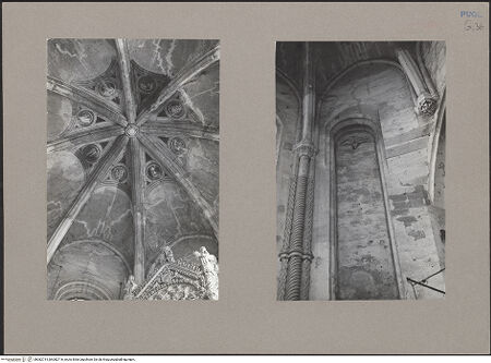 Vorderseite von Soergel, Gerda [https://www.deutsche-digitale-bibliothek.de/content/lizenzen/rv-fz/] Santa Caterina d'AlessandriaCappella Orsini - Gewölbe, bh082715_bh082716_recto. Foto: Soergel, Gerda.