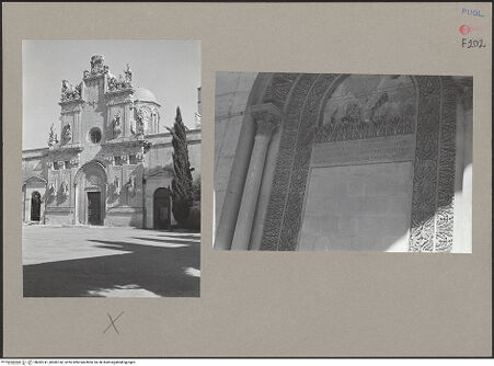 Vorderseite von Soergel, Gerda [https://www.deutsche-digitale-bibliothek.de/content/lizenzen/rv-fz/] Santi Niccolò e CataldoHauptfassade - Gesamtansicht von Südwesten, bh082741_bh082742_recto. Foto: Soergel, Gerda.