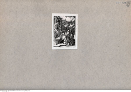 Vorderseite von  [http://creativecommons.org/publicdomain/mark/1.0/] Christus erscheint Papst Gregor dem Großen - , bh084837. Foto.