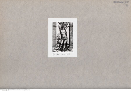 Vorderseite von  [http://creativecommons.org/publicdomain/mark/1.0/] Heiliger Sebastian - , bh084851. Foto.