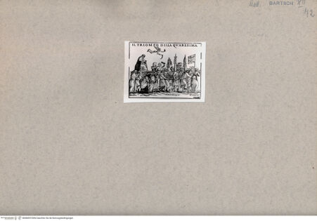 Vorderseite von  [http://creativecommons.org/publicdomain/mark/1.0/] Triumphzug der Fastenzeit - , bh084929. Foto.