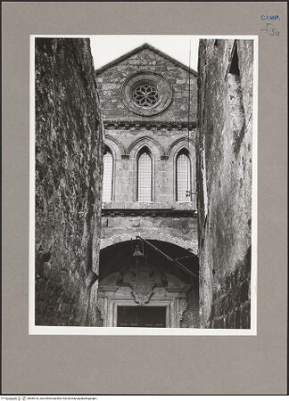 Vorderseite von Hutzel, Max [https://www.deutsche-digitale-bibliothek.de/content/lizenzen/rv-ez/] Chiesetta dell'AnnunziataHauptfassade - Teilansicht, bh085152_recto. Foto: Hutzel, Max.