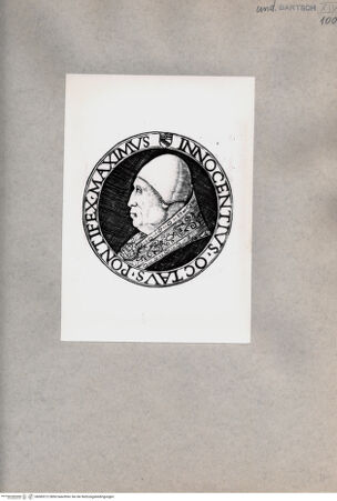 Vorderseite von  [http://creativecommons.org/publicdomain/mark/1.0/] Innozenz VIII. - , bh085212. Foto.