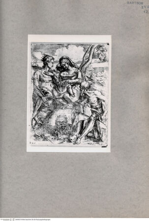 Vorderseite von  [http://creativecommons.org/publicdomain/mark/1.0/] Jungfrau Maria mit der heiligen Katharina und dem heiligen Hieronymus - , bh085218. Foto.