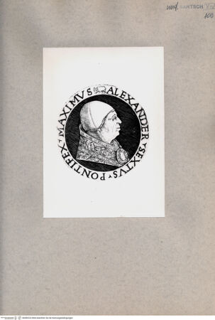 Vorderseite von  [http://creativecommons.org/publicdomain/mark/1.0/] Alexander VI. - , bh085233. Foto.