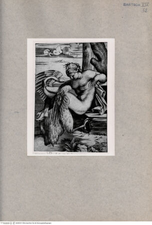 Vorderseite von  [http://creativecommons.org/publicdomain/mark/1.0/] Leda und der Schwan - , bh085251. Foto.