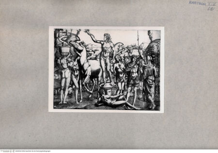 Vorderseite von  [http://creativecommons.org/publicdomain/mark/1.0/] Allegorie Mann mit einer Fackel - , bh085262. Foto.