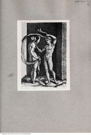 Vorderseite von  [http://creativecommons.org/publicdomain/mark/1.0/] Mann und Frau mit einem Tuch - , bh085269. Foto.