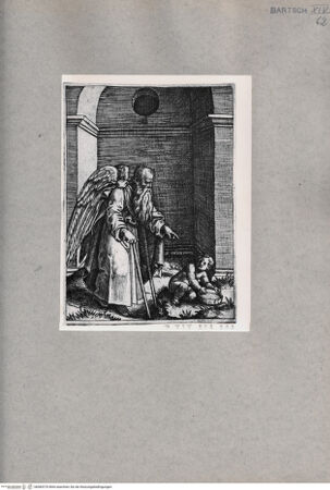 Vorderseite von  [http://creativecommons.org/publicdomain/mark/1.0/] Allegorie der Zeit - , bh085270. Foto.