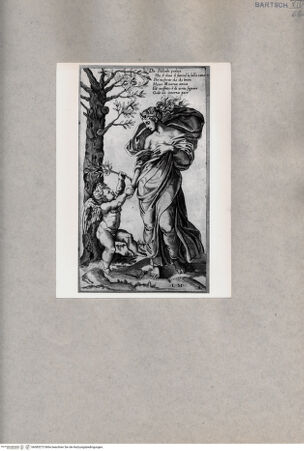 Vorderseite von  [http://creativecommons.org/publicdomain/mark/1.0/] Versöhnung von Minerva und Cupido (Frieden) - , bh085273. Foto.