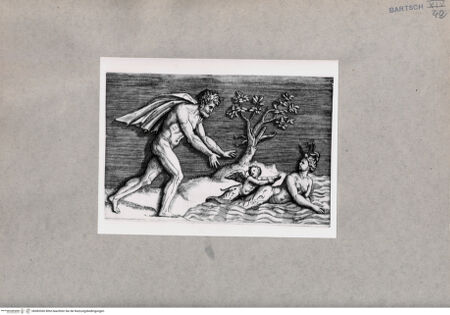 Vorderseite von  [http://creativecommons.org/publicdomain/mark/1.0/] Antikes Relief - , bh085360. Foto.