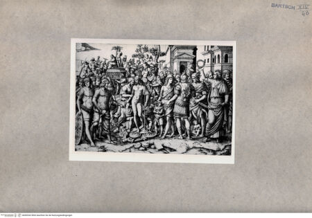 Vorderseite von  [http://creativecommons.org/publicdomain/mark/1.0/] Triumphzug - , bh085363. Foto.