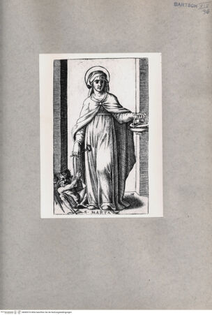 Vorderseite von  [http://creativecommons.org/publicdomain/mark/1.0/] Heilige Marta - , bh085376. Foto.