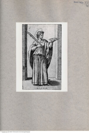 Vorderseite von  [http://creativecommons.org/publicdomain/mark/1.0/] Heilige Lucia - , bh085377. Foto.