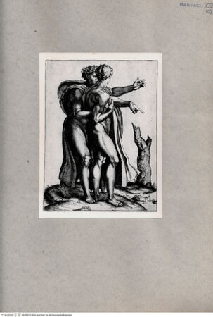 Vorderseite von  [http://creativecommons.org/publicdomain/mark/1.0/] Zwei halbbekleidete Männer - , bh085418. Foto.