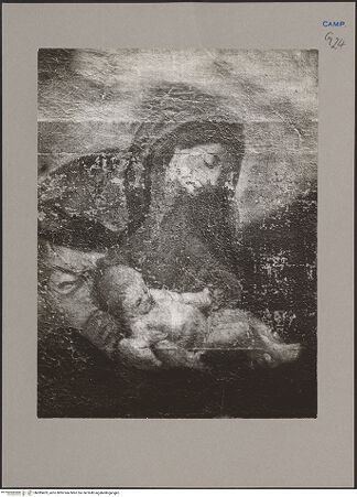 Vorderseite von Hutzel, Max [https://www.deutsche-digitale-bibliothek.de/content/lizenzen/rv-ez/] Die Madonna erscheint dem hl. Antonius von Padua? - Detail, bh085453_recto. Foto: Hutzel, Max.