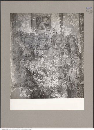 Vorderseite von Hutzel, Max [https://www.deutsche-digitale-bibliothek.de/content/lizenzen/rv-ez/] Jüngstes GerichtUnteres Register, links: das himmlische Jerusalem - Die Heiligen, bh085460_recto. Foto: Hutzel, Max.