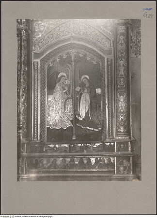 Vorderseite von Hutzel, Max [https://www.deutsche-digitale-bibliothek.de/content/lizenzen/rv-ez/] Verkündigung - Gesamtansicht, bh085466_recto. Foto: Hutzel, Max.