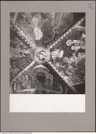 Vorderseite von Hutzel, Max [https://www.deutsche-digitale-bibliothek.de/content/lizenzen/rv-ez/] Szenen aus der Jugend Christi - Teilansicht des Gewölbes, bh085480_recto. Foto: Hutzel, Max.