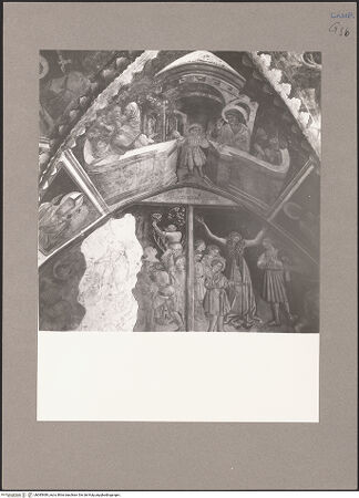 Vorderseite von Hutzel, Max [https://www.deutsche-digitale-bibliothek.de/content/lizenzen/rv-ez/] Szenen aus der Jugend ChristiDas Christuskind fischt?; das Christuskind bestraft ein Kind - Gesamtansicht (oben: Das Christuskind unterrichtet), bh085489_recto. Foto: Hutzel, Max.