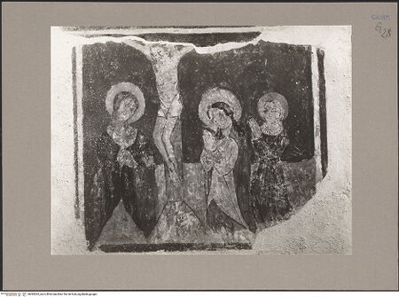 Vorderseite von Hutzel, Max [https://www.deutsche-digitale-bibliothek.de/content/lizenzen/rv-ez/] Kreuzigung - Gesamtansicht, bh085642_recto. Foto: Hutzel, Max.