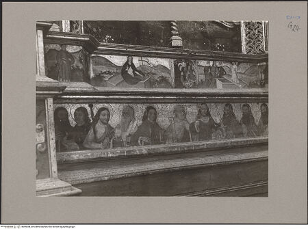 Vorderseite von Hutzel, Max [https://www.deutsche-digitale-bibliothek.de/content/lizenzen/rv-ez/] Verkündigung - Predella, Seitenansicht, Detail, bh085658_recto. Foto: Hutzel, Max.