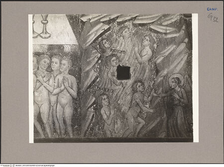 Vorderseite von Hutzel, Max [https://www.deutsche-digitale-bibliothek.de/content/lizenzen/rv-ez/] Jüngstes GerichtMittleres Register, rechts: das Fegefeuer - Teilansicht, bh085661_recto. Foto: Hutzel, Max.