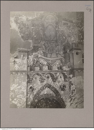 Vorderseite von Hutzel, Max [https://www.deutsche-digitale-bibliothek.de/content/lizenzen/rv-ez/] Jüngstes GerichtUnteres Register, links: das himmlische Jerusalem - Abraham, bh085680_recto. Foto: Hutzel, Max.