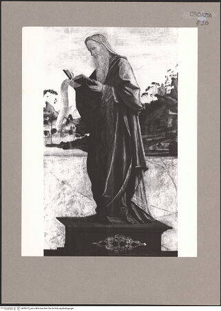 Vorderseite von Bibliotheca Hertziana [https://www.deutsche-digitale-bibliothek.de/content/lizenzen/rv-fz/] San Nicola da Tolentino - , bh085712_recto. Foto: Hahn, Hanno.